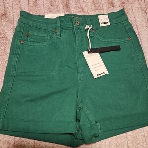 Judy Blue Vibrant Green Jean Shorts